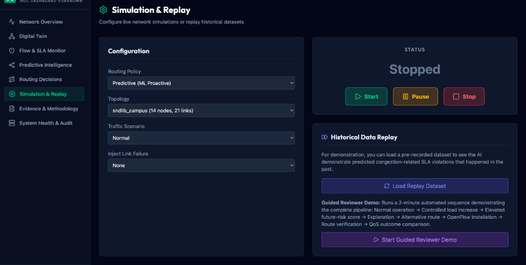 ResiliNet Application Screenshot